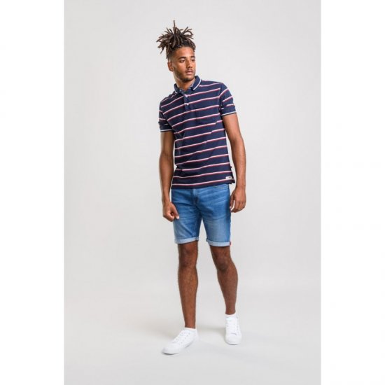 D555 Holmes Polo Navy - Polo shirts - Grote Maten Poloshirts Heren