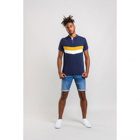 D555 Hopkins Polo Navy - Polo shirts - Grote Maten Poloshirts Heren