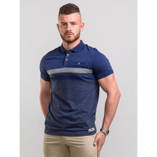 D555 Lawson Polo Navy - Polo shirts - Grote Maten Poloshirts Heren