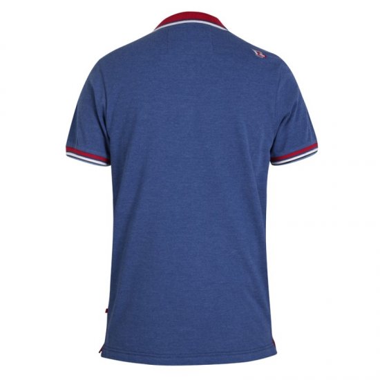D555 Nigel Polo Denim Blue - Polo shirts - Grote Maten Poloshirts Heren