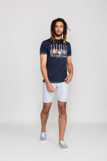 D555 PICKEMHAM Printed T-Shirt - T-shirts - Grote Maten T-shirts Heren