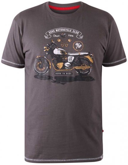 D555 BEXLEYHEATH Motorcycle Club T-Shirt - T-shirts - Grote Maten T-shirts Heren