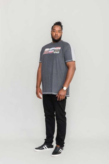 D555 SOHO American Number Plate T-Shirt - T-shirts - Grote Maten T-shirts Heren