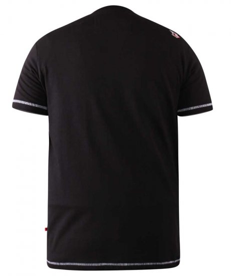 D555 BRICKET Camo Brooklyn T-Shirt - T-shirts - Grote Maten T-shirts Heren