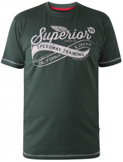 D555 WHITECHAPEL Superior Speedway T-Shirt - T-shirts - Grote Maten T-shirts Heren