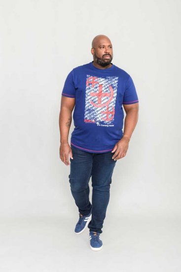 D555 GOAL Coming Home Football T-Shirt - T-shirts - Grote Maten T-shirts Heren