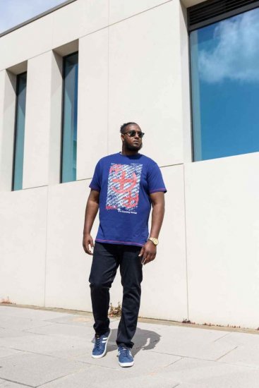 D555 GOAL Coming Home Football T-Shirt - T-shirts - Grote Maten T-shirts Heren