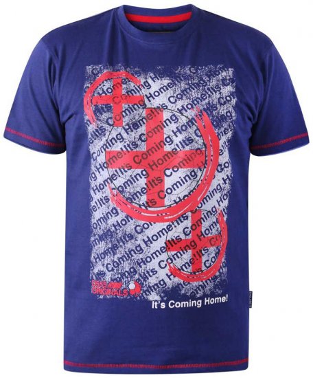 D555 GOAL Coming Home Football T-Shirt - T-shirts - Grote Maten T-shirts Heren