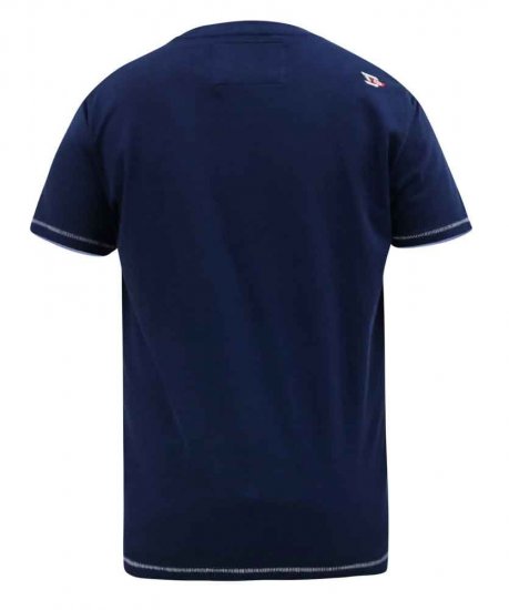 D555 Bronte All American Guitar Printed T-Shirt - T-shirts - Grote Maten T-shirts Heren