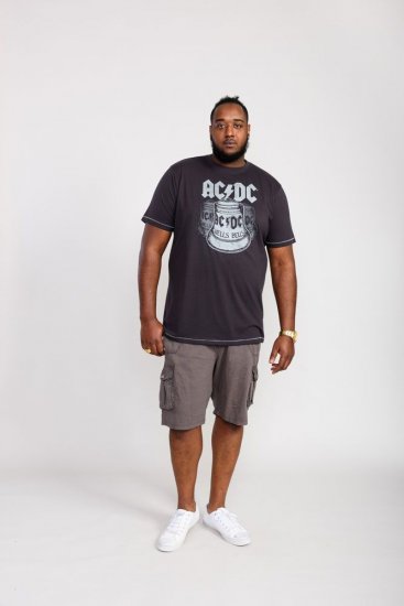 D555 Highway Official AC/DC Hells Bells Printed T- Shirt - T-shirts - Grote Maten T-shirts Heren