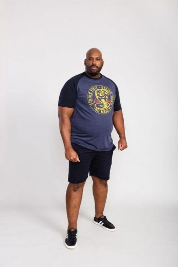 D555 Steeple Official Cobra Kai Printed T-Shirt - T-shirts - Grote Maten T-shirts Heren