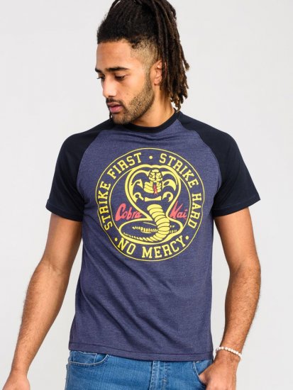 D555 Steeple Official Cobra Kai Printed T-Shirt - T-shirts - Grote Maten T-shirts Heren