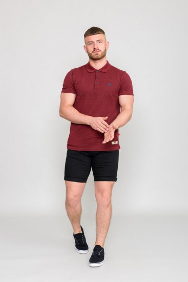 D555 WINCHESTER Red Polo Shirt - Polo shirts - Grote Maten Poloshirts Heren