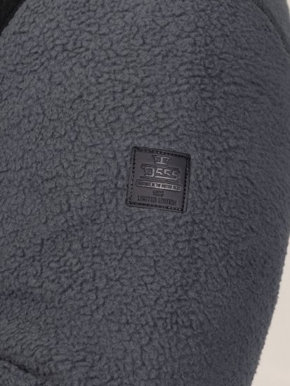 D555 Daly Quarter Zip Fleece Sweatshirt Zwart/Grijs - Sweaters & hoodies - Sweaters & Hoodies Grote Maten Heren