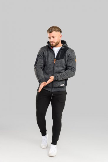 D555 Crofton Hoodie With Sherpa Lining - Sweaters & hoodies - Sweaters & Hoodies Grote Maten Heren