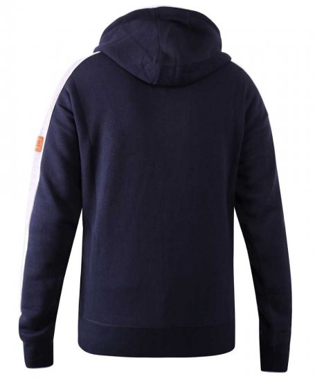 D555 Eaton Full Zip Hoodie Navy - Sweaters & hoodies - Sweaters & Hoodies Grote Maten Heren