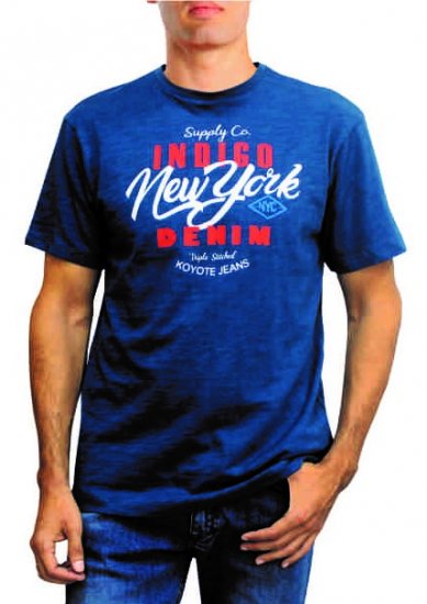 Forestal 701243E T-shirt Blue - T-shirts - Grote Maten T-shirts Heren