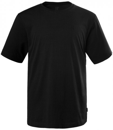 JP1880 702558 T-shirt met ronde hals Zwart - T-shirts - Grote Maten T-shirts Heren