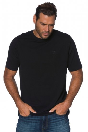 JP1880 702558 T-shirt met ronde hals Zwart - T-shirts - Grote Maten T-shirts Heren