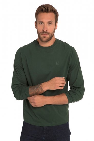 JP1880 Long Sleeve OEKO-TEX T-shirt Green - T-shirts - Grote Maten T-shirts Heren