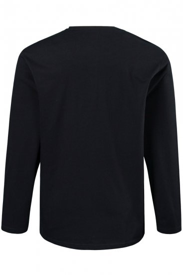 JP1880 702559 T-shirt met lange mouwen Zwart - T-shirts - Grote Maten T-shirts Heren