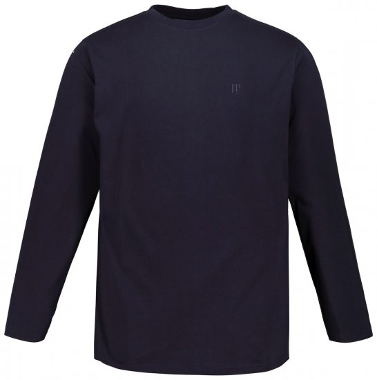 JP1880 702559 T-shirt met lange mouwen Donkerblauw - T-shirts - Grote Maten T-shirts Heren