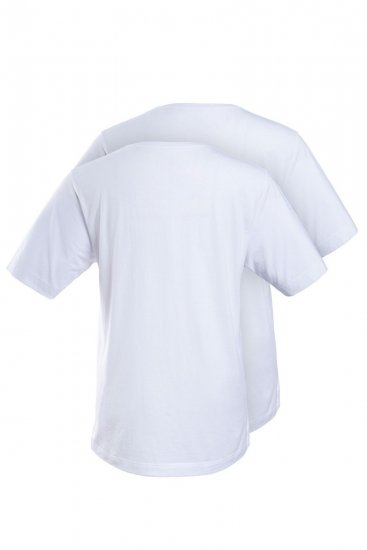 JP1880 702637 T-shirt met ronde hals 2-pack Wit - T-shirts - Grote Maten T-shirts Heren