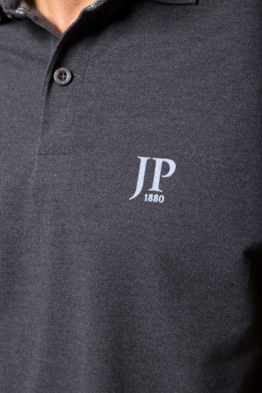 JP1880 704317 Poloshirt 2-pack Donkergrijs - Polo shirts - Grote Maten Poloshirts Heren