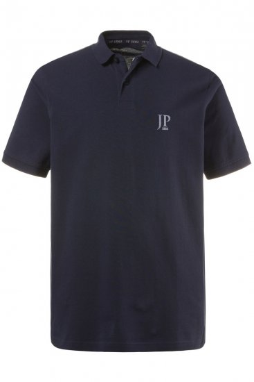 JP1880 704317 Poloshirt 2-pack Donkerblauw/Grijs gemêleerd - Polo shirts - Grote Maten Poloshirts Heren
