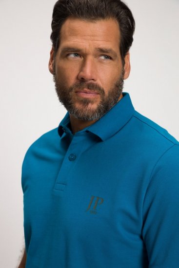JP1880 704317 Poloshirt 2-pack Turkooisblauw/Olijfgroen - Polo shirts - Grote Maten Poloshirts Heren