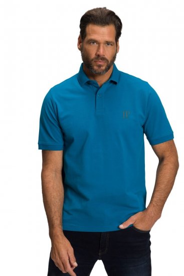 JP1880 704317 Poloshirt 2-pack Turkooisblauw/Olijfgroen - Polo shirts - Grote Maten Poloshirts Heren