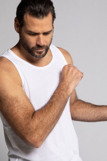JP1880 705145 Tanktop Wit - T-shirts - Grote Maten T-shirts Heren