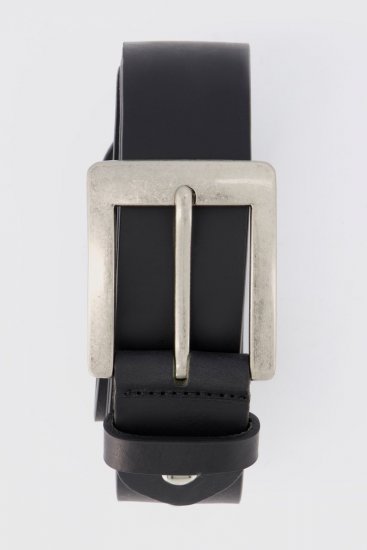 JP1880 705233 Leren riem Zwart - Riemen - Grote Maten Heren Riemen
