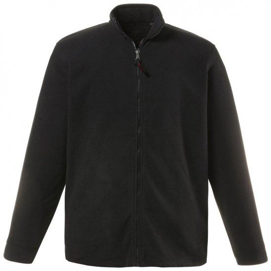JP1880 705552 Fleecejack met opstaande kraag Zwart - Sportkleding & outdoor - Grote Maten Sportkleding Heren