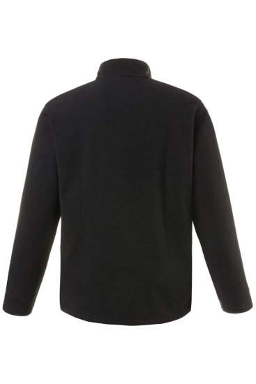 JP1880 705552 Fleecejack met opstaande kraag Zwart - Sportkleding & outdoor - Grote Maten Sportkleding Heren