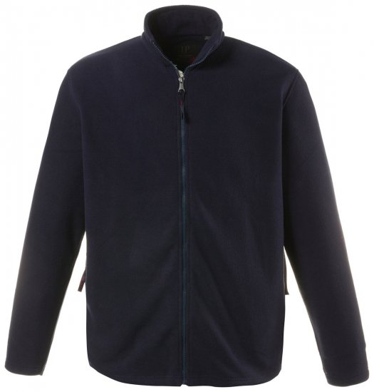 JP1880 705552 Fleecejack met opstaande kraag Donkerblauw - Sportkleding & outdoor - Grote Maten Sportkleding Heren