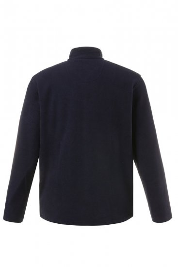JP1880 705552 Fleecejack met opstaande kraag Donkerblauw - Sportkleding & outdoor - Grote Maten Sportkleding Heren