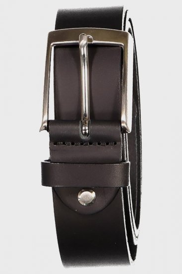 JP1880 706592 Leren riem Zwart - Accessoires - Accessoires voor heren