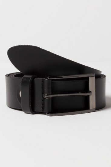 JP1880 707865 Leren riem Zwart - Accessoires - Accessoires voor heren