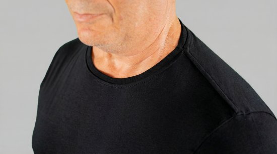 20 Nodi Mezzogiorno Sports T-Shirt Black - T-shirts - Grote Maten T-shirts Heren