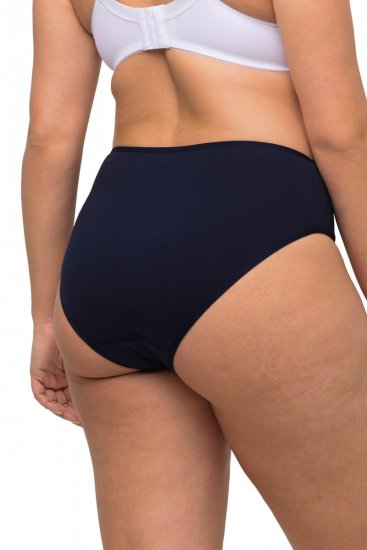 Ulla Popken 710201 Slips 5-pack Donkerblauw - Slips - 