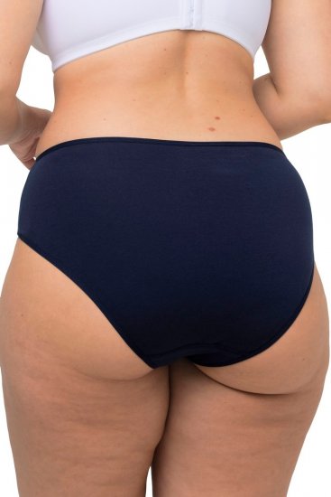 Ulla Popken 710201 Slips 5-pack Donkerblauw - Slips - 