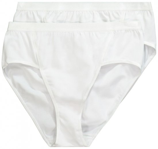 Ulla Popken 711214 Slips 2-pack Wit - Slips - 