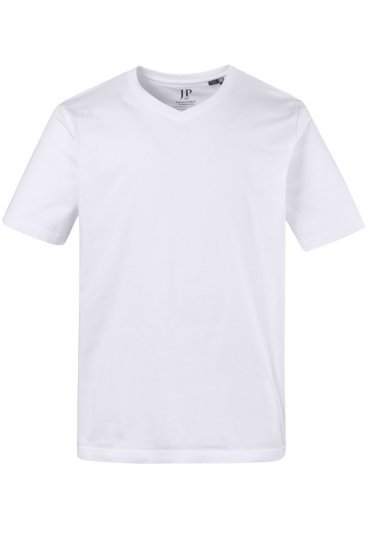 JP1880 711318 T-shirt met V-hals 2-pack Wit - T-shirts - Grote Maten T-shirts Heren