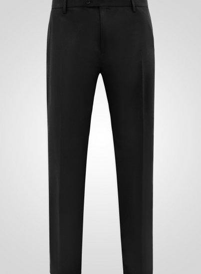 D555 Ted 4 Way Stretch Tailored Trouser Zwart - Pakken - Grote Maten Kostuum Heren