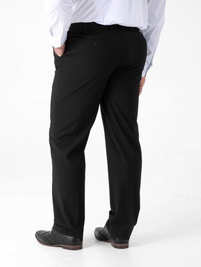 D555 Ted Pantalon Zwart - Pakken - Grote Maten Kostuum Heren