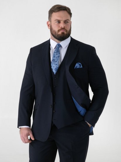 D555 Ted Colbert Navyblauw - Pakken - Grote Maten Kostuum Heren