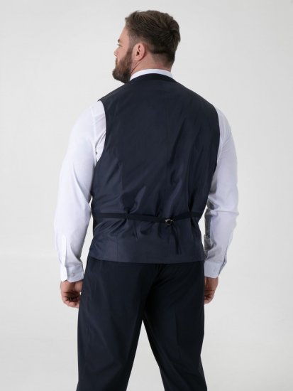 D555 Ted Gilet Navyblauw - Pakken - Grote Maten Kostuum Heren