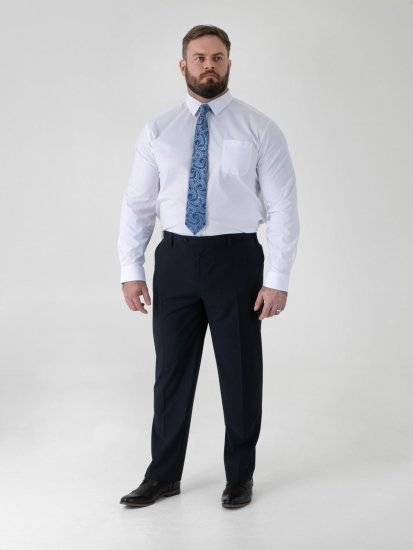 D555 Ted Pantalon Navyblauw - Pakken - Grote Maten Kostuum Heren