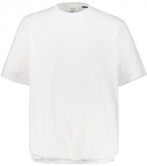 JP1880 712616 T-shirt met buikpasvorm Wit - T-shirts - Grote Maten T-shirts Heren